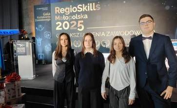 Uczniowie szkoły na RegioSkills Małopolska