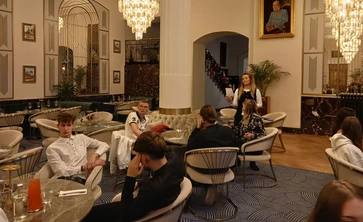 wnetrz restauracji Hawełka