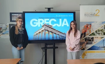 Uczennice dzielą się wiedzą zdobytą w trakcie praktyk Erasmus