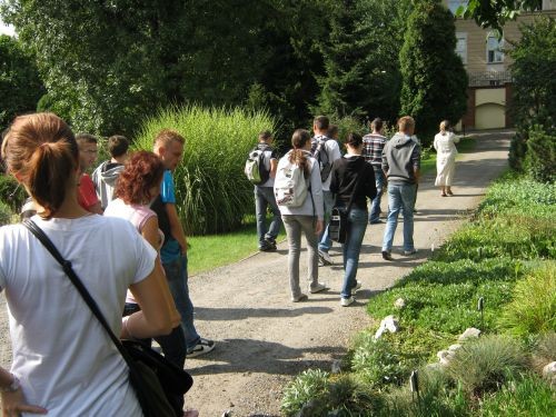 Koło biologiczne w Ogrodzie Botanicznym.