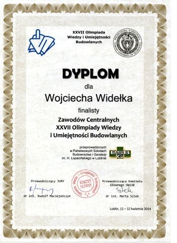 Olimpiada Wiedzy i Umiejętności Budowlanych -Lublin 5