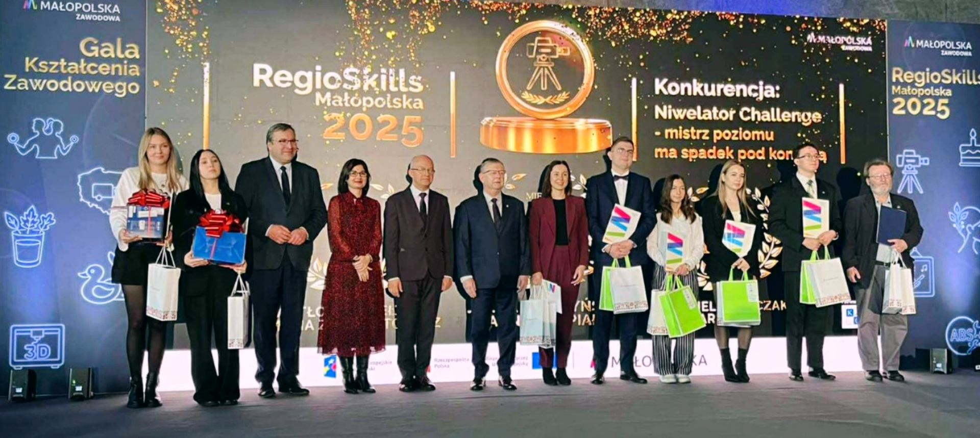 Wręczenie nagród na konkursie RegioSkills Małopolska