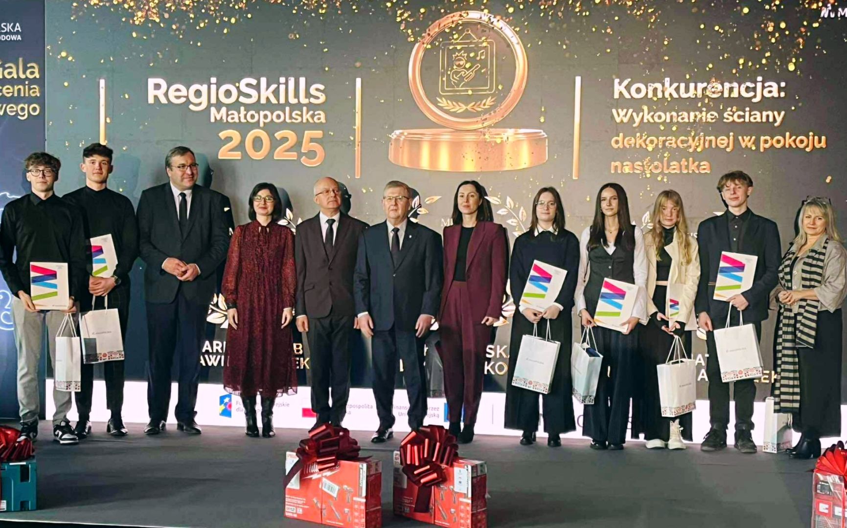 Wręczenie nagród na konkursie RegioSkills Małopolska
