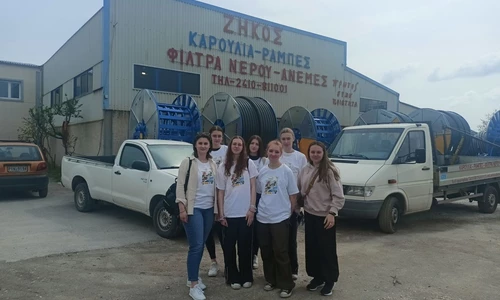 Uczniowie w trakcie praktyk zawodowych w ramach Erasmus