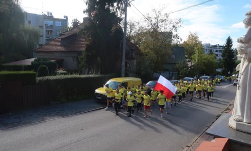 Uczestnicy Biegu Papieskiego