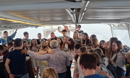 Uczniowie w trakcie wycieczek kulturowych w ramach praktyk Erasmus