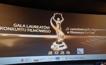 Galal laureatów za konkurs „O zawodowcach z humorem w filmowym kadrze”.filmowy "