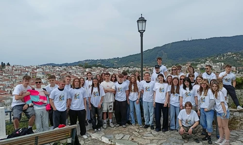 Uczniowie w trakcie wycieczek kulturowych w ramach praktyk Erasmus