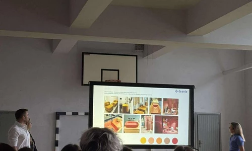 Zajęcia warsztatowe technik aranżacji wnętrz -firma Deante