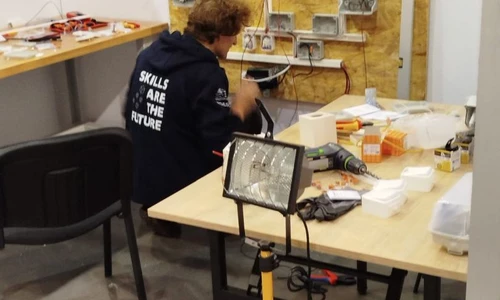 Uczeń wykonujący zadanie konkursowe