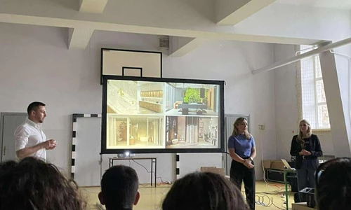 Zajęcia warsztatowe technik aranżacji wnętrz -firma Deante