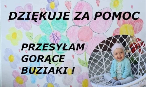 plakat podziękowanie