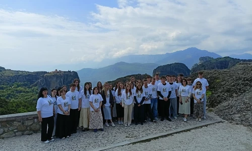 Uczniowie w trakcie wycieczek kulturowych w ramach praktyk Erasmus