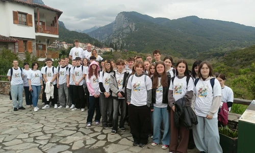 Uczniowie w trakcie wycieczek kulturowych w ramach praktyk Erasmus