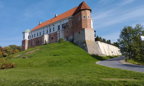 widok na zamek w Sandomierzu