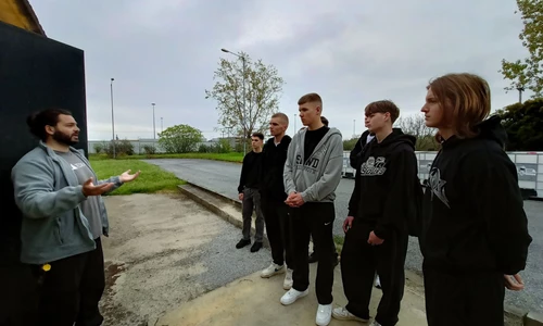 Uczniowie w trakcie praktyk zawodowych w ramach Erasmus