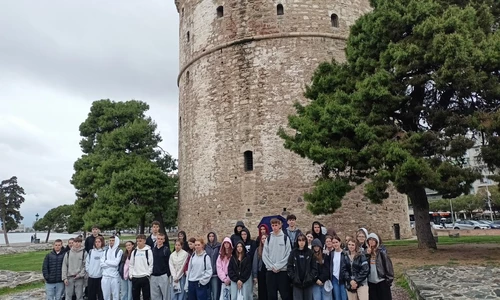 Uczniowie w trakcie wycieczek kulturowych w ramach praktyk Erasmus