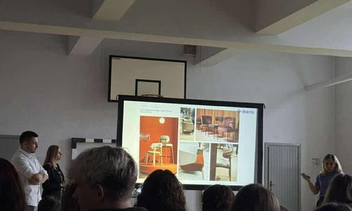 Zajęcia warsztatowe technik aranżacji wnętrz -firma Deante