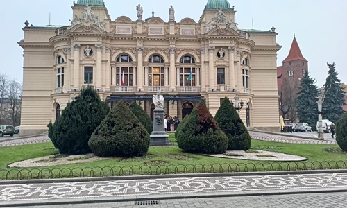 widok na budynek Teatru Słowackiego