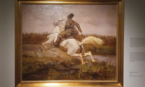 Józef Chełmoński Kozak na koniu