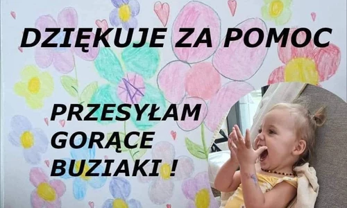 plakat podziękowanie