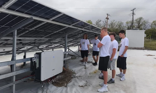 Uczniowie w trakcie praktyk zawodowych w ramach Erasmus