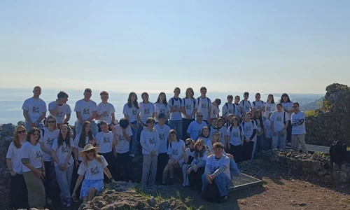 Uczniowie w trakcie wycieczek kulturowych w ramach praktyk Erasmus