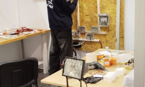 Uczeń wykonujący zadanie konkursowe