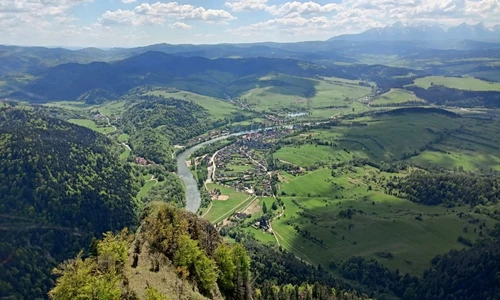 Panoram doliny Dunajca