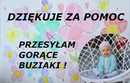 plakat podziękowanie