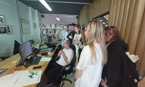 Uczniowie w trakcie praktyk zawodowych w ramach Erasmus